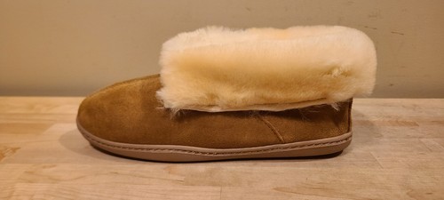 Minnetonka Sheepskin Ankle Boots , Womens Size 9 , Golden Tan , Style 3551 - Picture 4 of 11