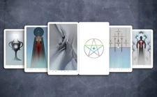 Da Brigh The Guiding Light Tarot Card Deck with Modern Abstract Artwork New