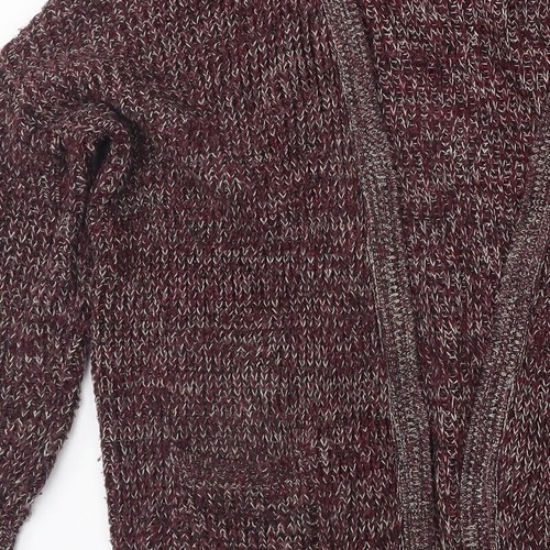 New Look Womens Purple V-Neck Acrylic Blend Cardigan Size 10 - Picture 11 of 12