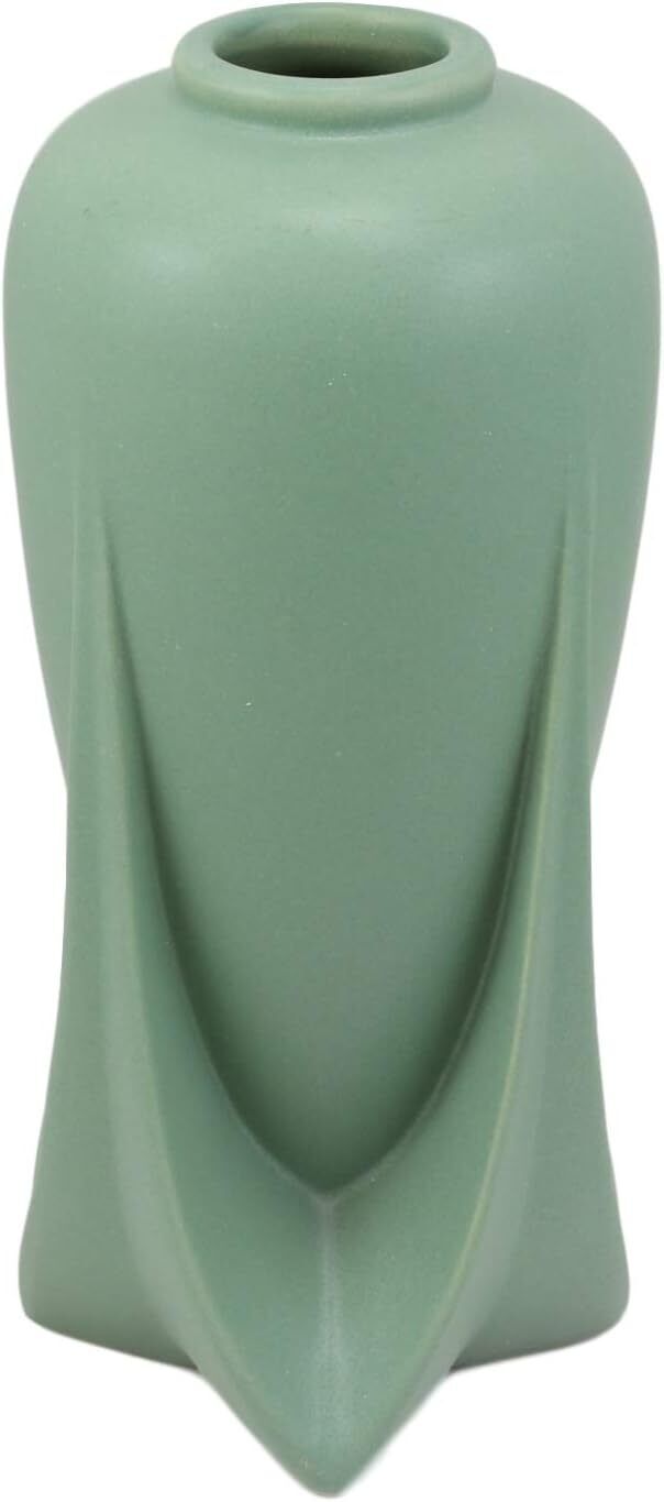 Ebros Teco Art Pottery by Frank Lloyd Wright Vase Reproduction (Rocket - Green)