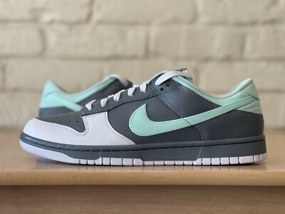 Nike Dunk Low Retro ID By You Gray Mint Green White Men Size 11.5