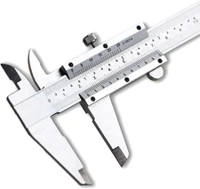 Calibrador Vernier Spurtar, herramienta de medición de 6", acero inoxidable