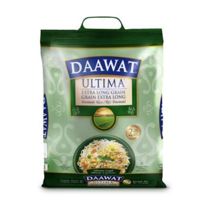 Daawat Ultima Extra Long Grain Rice 10lbs Premium Biryani Rice 2 Year Aged