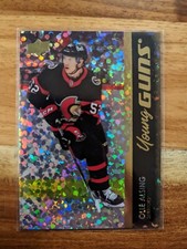 2021 22 Upper Deck Olle Alsing Rainbow Speckled Foil Young Guns SP #203 Senators