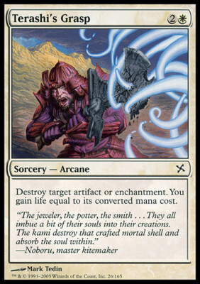 Magic the Gathering MTG Terashi's Grasp (26) Betrayers of Kamigawa   LP