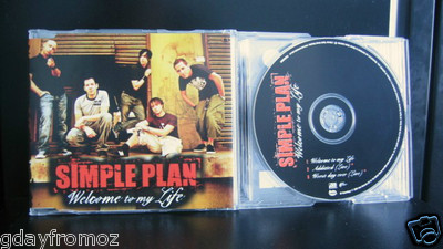 Simple Plan - Welcome To My Life 3 Track CD Single 
