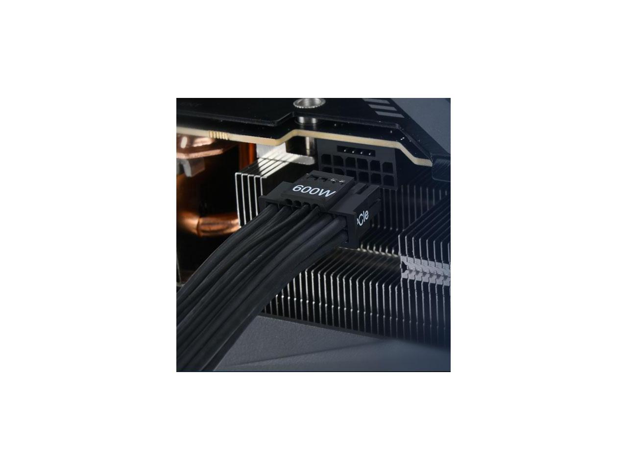 Silverstone 2 x PCIe 8-контактный блок питания- 12 4-контактный графический процессор кабель 12VHPWR PCIe Gen5