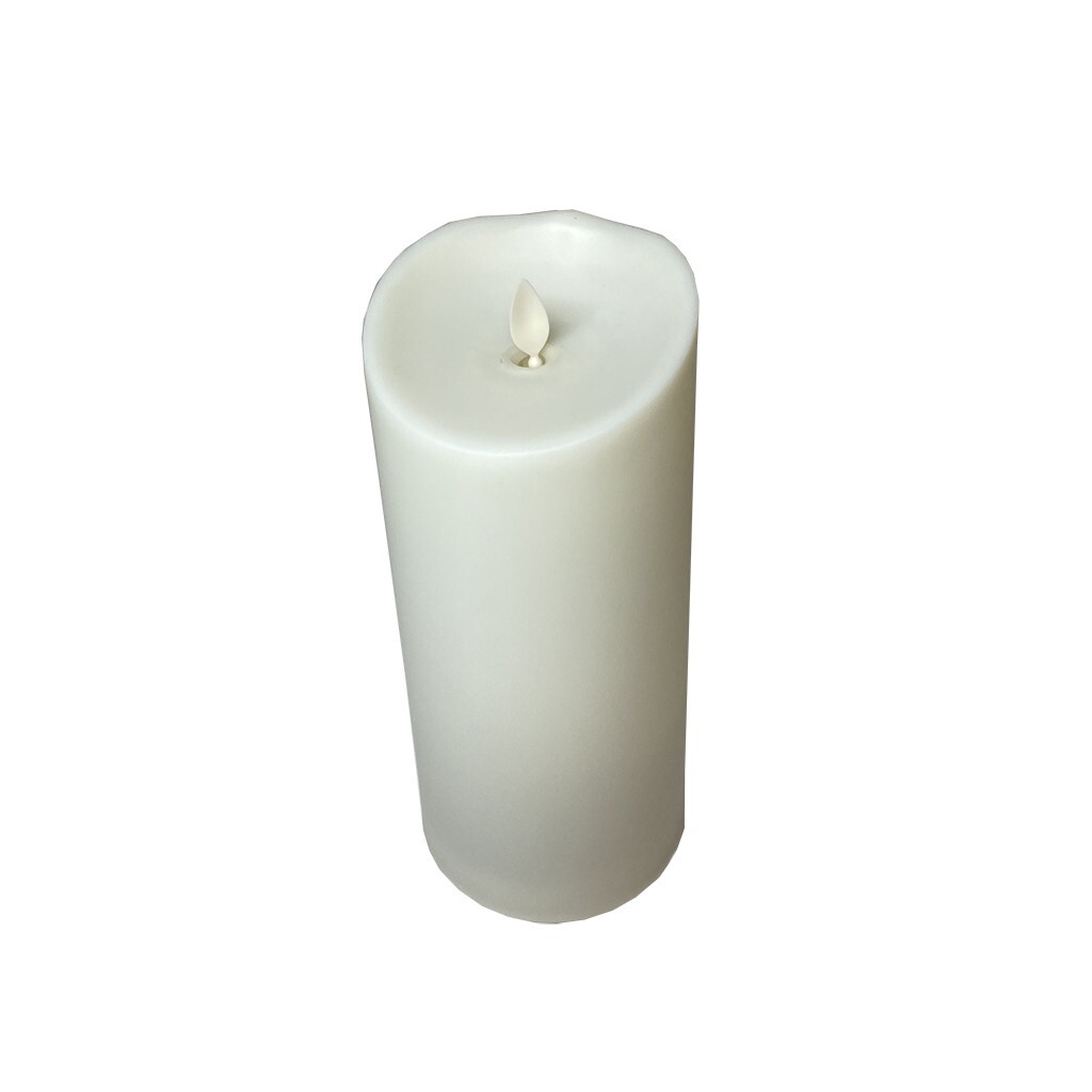 Darice 30017393 Luminara Flameless Candle, Unscented Outdoor Pillar