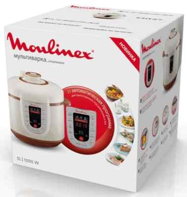 UA! Мультиварка-скороварка Moulinex CE501134UA Multicooker Myltuvarka 21 program