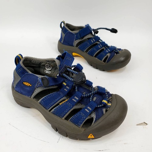 Keen Unisex Kids Newport H2 Sport Sandal Blue Hiking Bungee Cord Hook & Loop 11 - Picture 4 of 10