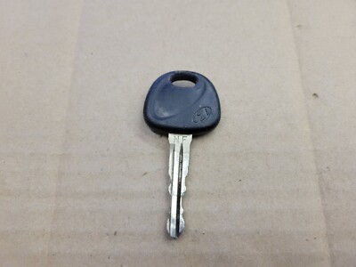 Hyundai OEM Factory Black & Chrome Ignition Door Key