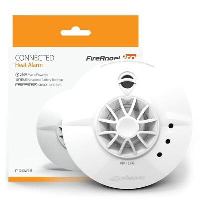 FireAngel Pro Connected Smart Küchen-Netzwärmelder - Weiß (FP1740W2-R)