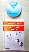 Fraction Circles Plastic Tiles Teaching Math Manipulatives