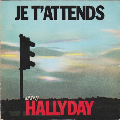 JOHNNY HALLYDAY ICH WARTE AUF DICH / IN MEINEN NÄCHTEN... ON OUBLIE FRENCH 45 SINGLE