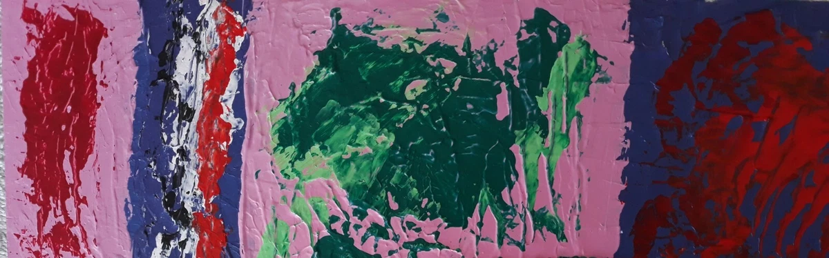 Cuadro pintura original acrílico sobre tabla. Sin título 44