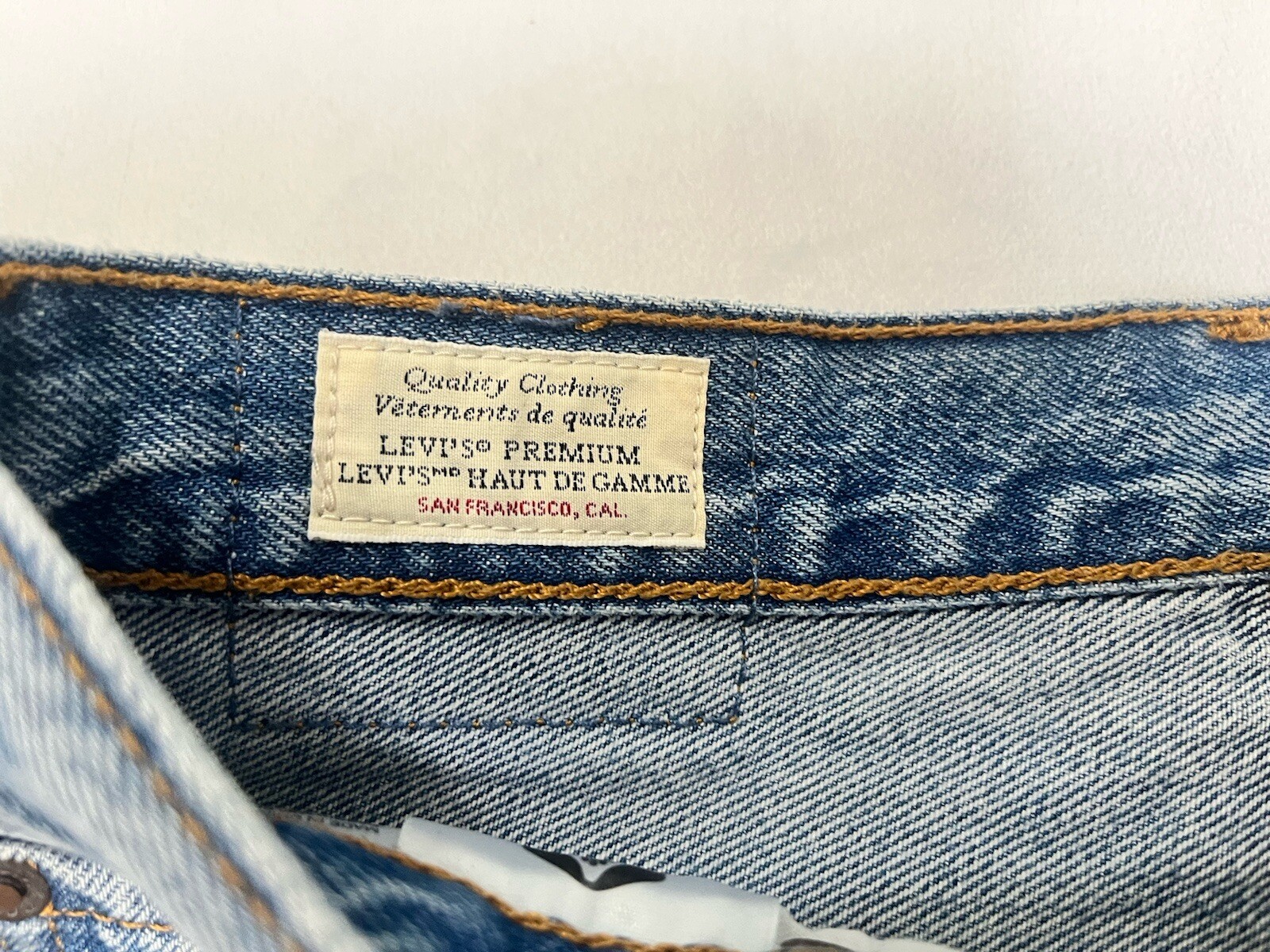 Levi 501 S Big E Irregular Button Fly Distressed … - image 4