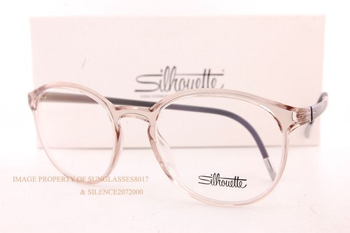 Brand New Silhouette Eyeglass Frames Eos View 2929 8510 Smoky Blossom 51mm