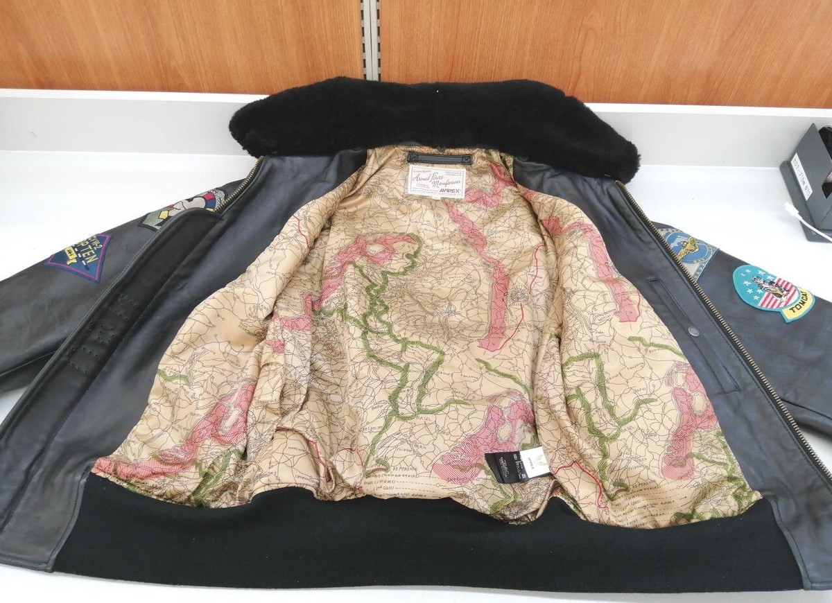AVIREX Men's FAR EAST CRUISE 63-4 Brown Size L | eBay