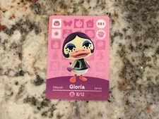 GLORIA 381 Animal Crossing Amiibo Authentic Nintendo Mint Card From Series 4