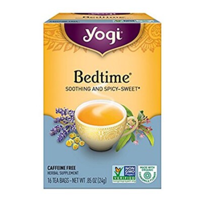 Yogi Herbal Tea, Bedtime, 16 Tea Bags, Packaging May Vary