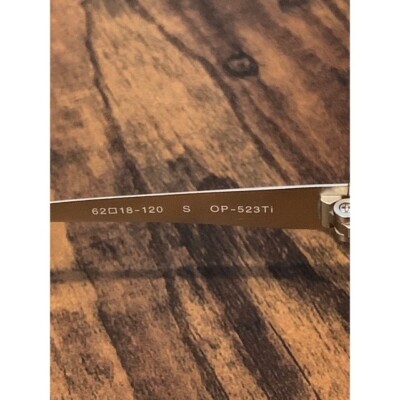 1998 Oliver Peoples 524 Fight Club Tyler Durden Brad Pitt OP523 Op