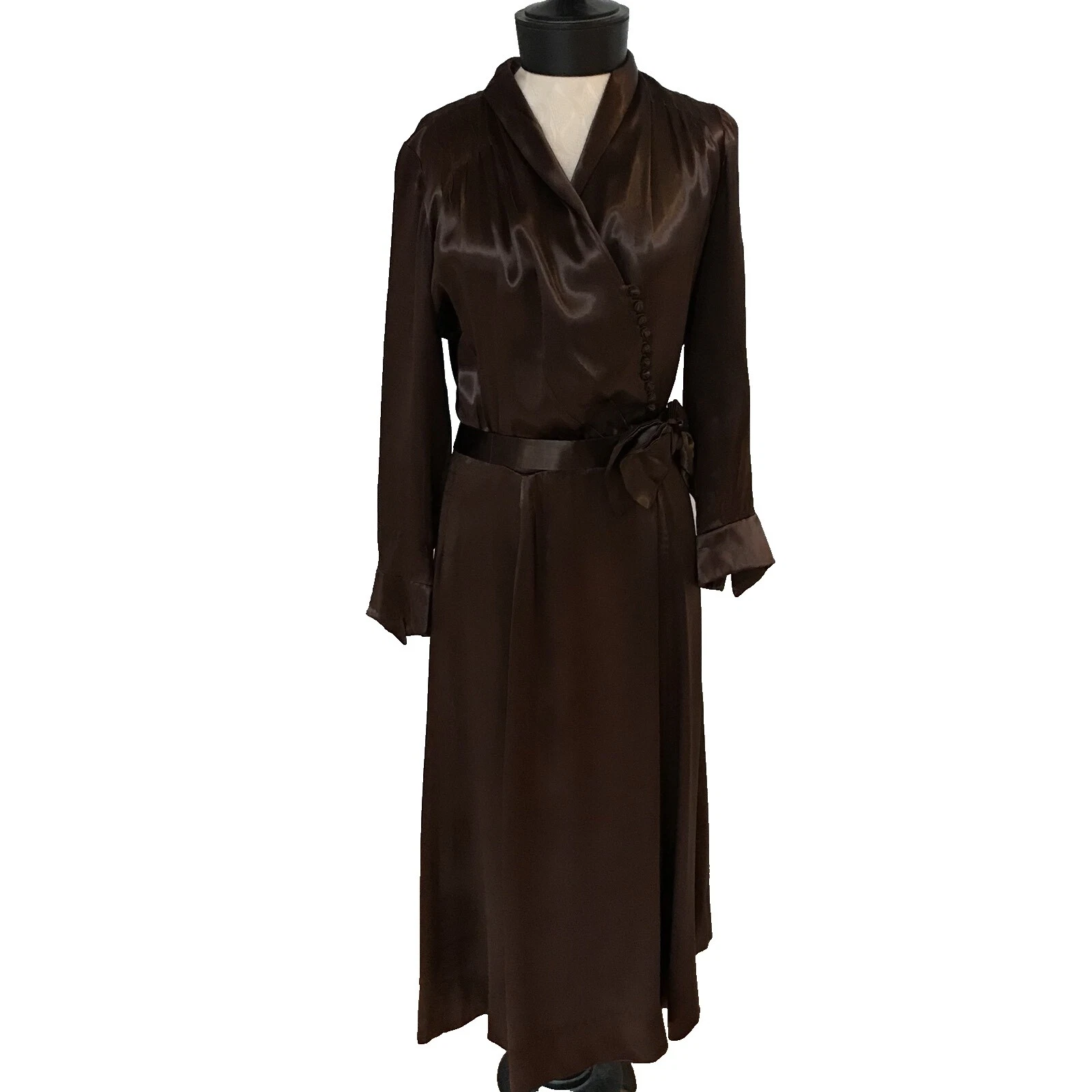 Ropa Vintage De Satén eveningwear Women's 1930s década