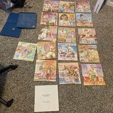 OLYMPIC HIGHLIGHTS 1896-1976 Art Prints w/booklet & box Sperry Univac 1976