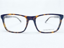 NEW Emporio Armani EA3120 5002 Mens Matte Havana Modern Eyeglasses Frames 55/18