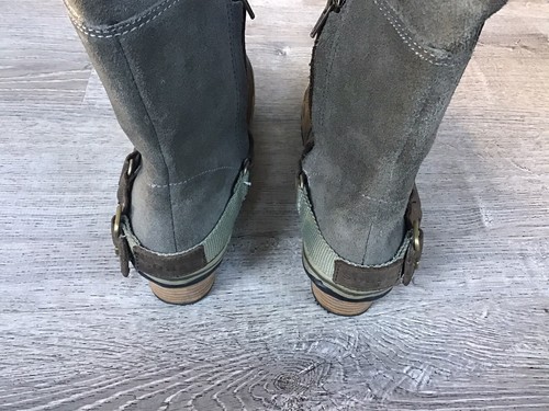 Sorel Slimboot Womens Size 10 Brown Nubuck Leather Boots NL2108-326 Tall Riding - Picture 5 of 13