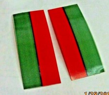 SWITCH LENS TAPE RED  GREEN AMERICAN FLYER S Gauge can do 1 pair