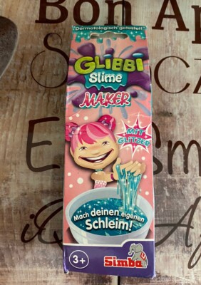 Glibbi Glitter Slime Maker, 2-sorten Glitzer-Pink oder Glitzer-Türkis schleim