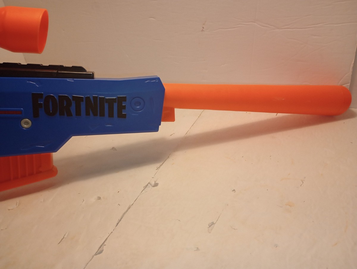 NERF Fortnite Basr-r Bolt Action Blaster Includes 3 Bush Targets