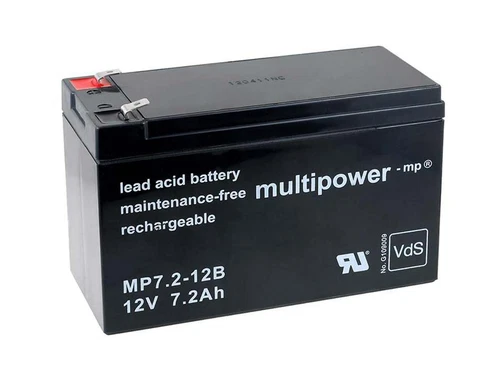 Powery Batterie rechargeable de remplacement pour USV APC Back-UPS ES550