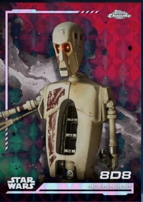 Digital Topps Star Wars Card Trader 2024 Dathomir Red Refractor 5cc 8D8