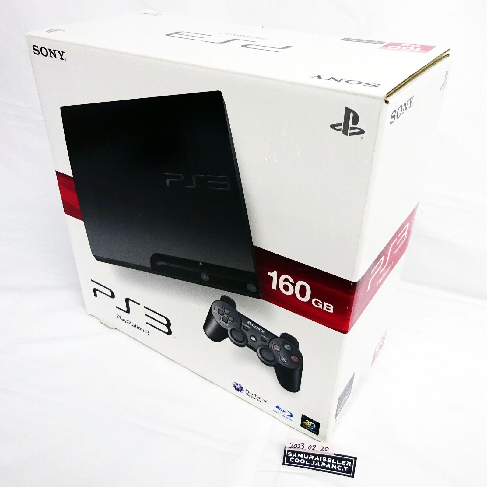 SONY PlayStation 3 PS3 CECHA Charcoal Black GB Console