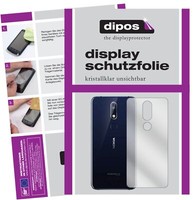 2X Schutzfolie FüR Nokia 7.1 Plus RüCkseite Klar Displayschutzfolie Display