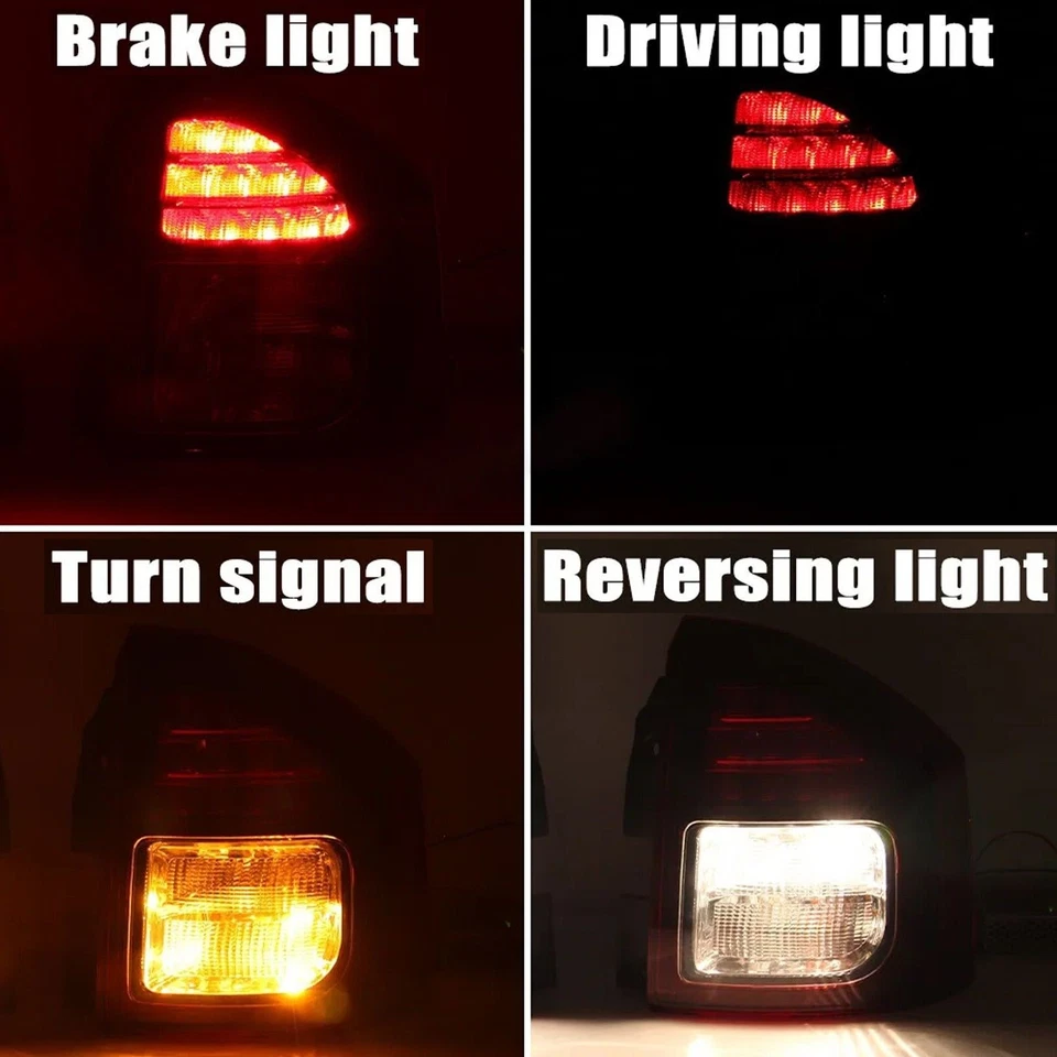 Для Jeep Compass 2014-2017 правосторонний светодиодный задний фонарь стоп-сигнал с лампой - Изображение 2 из 4