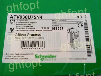 Fast Ship Brand New ATV930U75N4 Variable Speed Drive ATV930U75N4 In Stock