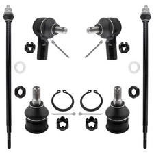 BOXI 6pcs Front Inner Outer Tie Rod Ends  Lower Ball Joints Fit for Honda El...