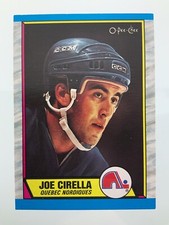1989-90 Joe Cirella 130 OPC Quebec Nordiques O-Pee-Chee Hockey Card 180Z