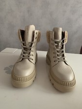 BOGNER  St. PETERSBURG 5, Damen LEDER BOOTS  beige Gr.41 NEU  VP.374,99€