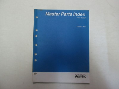 1996 Volvo Penta Master Teile Index Final Edition Modell Hu P/N 7797020-0