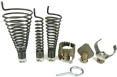 BLUEROCK 1-1/4'' Cable Cutter Auger Set fits Ridgid K1500 K-5208 SDS200 C11 C-11