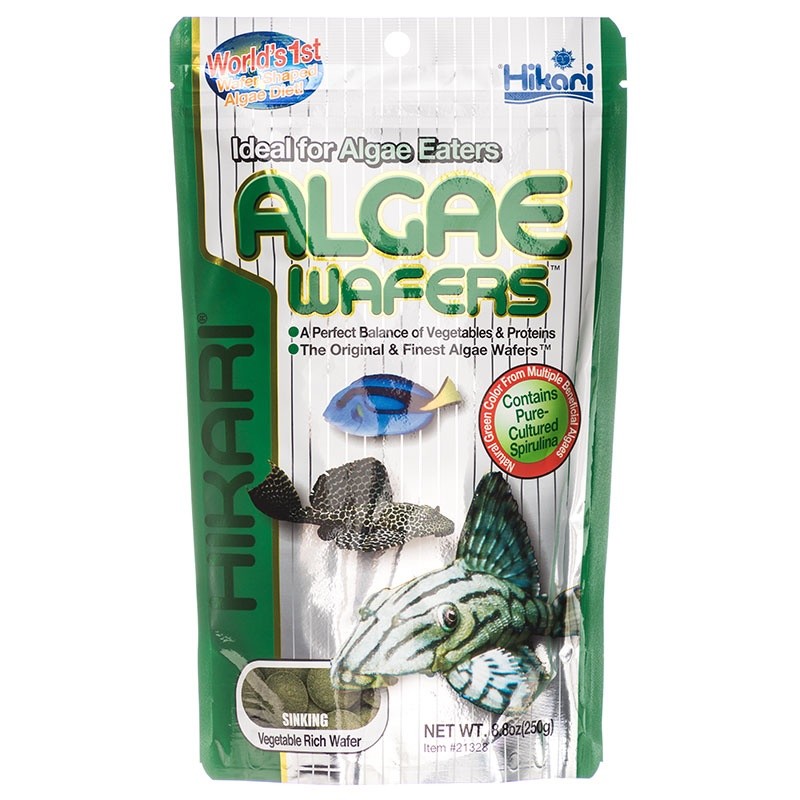 HIKARI ALGAE WAFERS 20g 40g 82g 250g CATFISH PLECO WAFER TROPICAL FISH