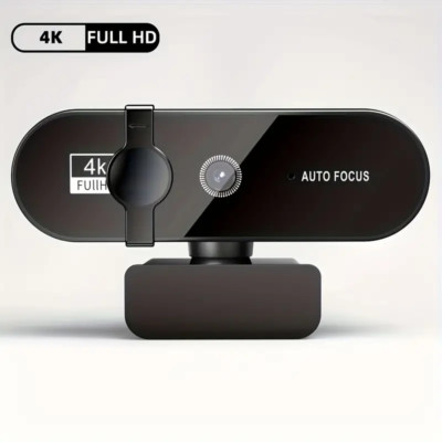 New 4K Full HD USB 2.0 Webcam for PC Desktop Laptop Web Camera with Microphone
