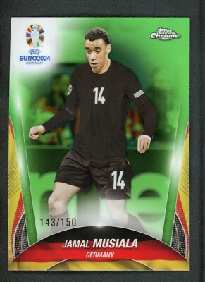 2024 JAMAL MUSIALA 143/150 TOPPS CHROME UEFA EURO2024 GERMANY 