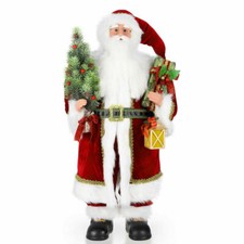 12-36'' Traditional Father Christmas Santa Claus Figure Xmas Decoration Ornament