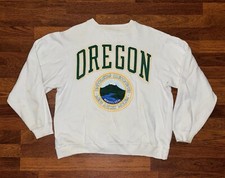 Vintage University Of Oregon Ducks College Crewneck Sweatshirt Mens Sz M