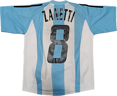 vintage football shirt Argentina Javier ZANETTI World Cup 2002 Japan shirt