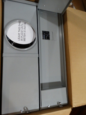 125 Amp 2-Space 4-Circuit EUSERC BR Type Main Lug Meter With 100 Main Breaker